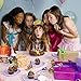 63Pcs Magic Wizard Birthday Party Supplies for Kids Wizard Theme Party Decorations with Happy Birthday Banner Striped Tie Novelty Glasses Frame Cupcake Toppers Balloons for Boys Girls