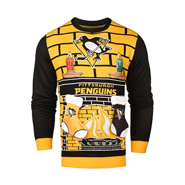 FOCO NHL Unisex-Adult NHL 3D Ugly Sweater