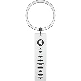 KISSBELLY Custom Spotify Keychain, Personalized Scannable Spotify Code Keychain Spotify Music Song Code Keyring Gifts for Men