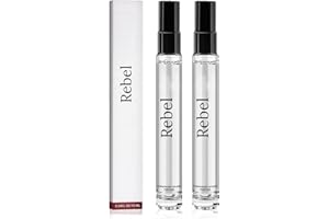 MUPUFU Rebel Pheromone Cologne for Men, 2024 New Rebel by Alloura for Men, Alloura Pheromone Perfume for Men, Long Lasting Fragrance 0.34Fl.Oz (2 Pcs)