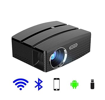 Mini proyector portátil WiFi y Bluetooth Home Theater Compatible ...