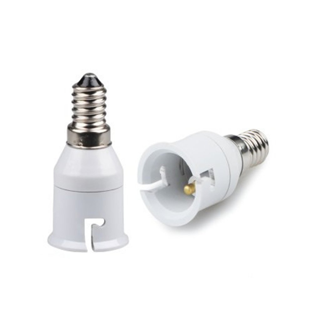 E14 to B22 Lamp Light Bulb Socket Base Adapter Converter Edison Screw
