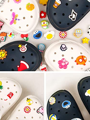 COONLINE Charms for Crocs 100pcs Random Different unisex-adult Shoe Charms