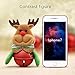 12 PCS Christmas Ornaments Bells Decorations, Hanging Ornaments Bells Christmas Tree Door Party Supplies, Snowman/Old Man/Bear/Elk