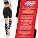Graduated Calf Compression Sleeves Socks: Best Men & Women Pain Relief Stocking for Shin Splints, Leg Cramps Strains, Varicose Veins, Swelling. Increase Blood Circulation, Anti Fatigue & Fast Recovery,Black,Medium