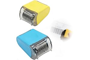 2Pcs Identity Theft Protection Roller Stamp, Wide Information Blocker Stamp, Confidential Roller Stamp for Mail & Bills, Home