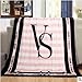 Aimi Store New Arrivals Rug Pink VS Secret Carpet Manta Blanket Throws on Sofa / Bed / Plane Travel Plaids Limited Battaniye