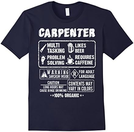 Mens Carpenter Tshirt XL Navy