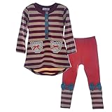 Waboats Winter Kids Girls Cartoon Printed Long Sleeve Top & Pant