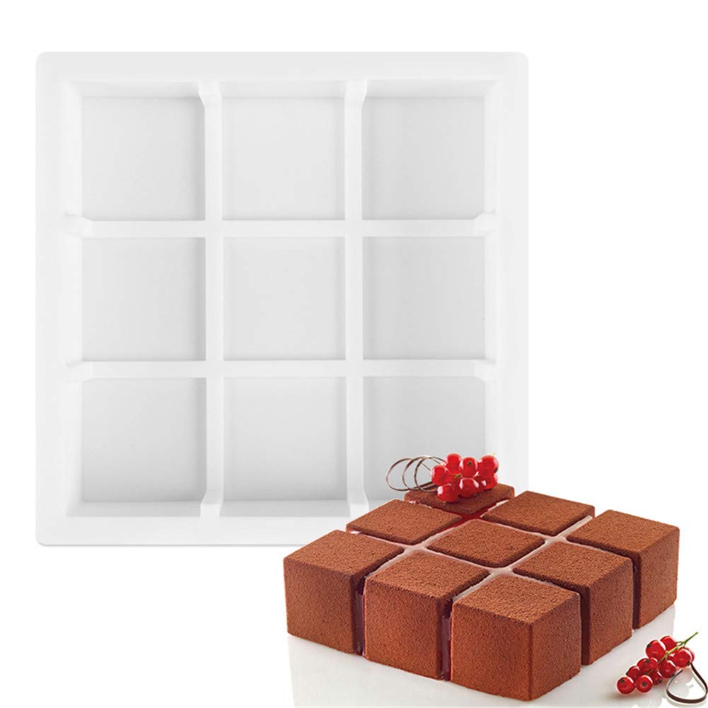 MolDe Silicona Reposteria BanDeja Cuadrada para Hornear Diy MolDe ...
