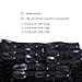 Vanalia Kinky Coily Human Hair Clip in Hair Extensions, 4A 4B Clip Ins for Black Women 9A Brazilian Remy Human Hair, Double Lace Wefts Natural Black, 120 Gram,16 Inch
