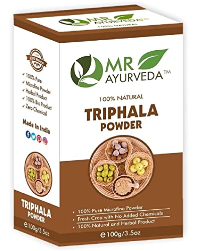 METROL 100% Herbal Triphala Powder | Triphala Powder for Hair | Triphala Powder Organic | Triphala Powder for Face | Triphala Powder for Skin | No Added Chemicals, 100 Grams