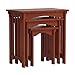 Coaster Home Furnishings 3Piece Nesting Table Set, Warm Brown