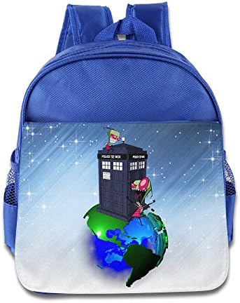 POOZ Dr Invader Zim Tards Gir Who Kids Children Shoulders Bag For Boys &amp; Girls RoyalBlue