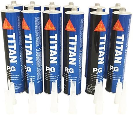 Box Of 12 Auto Glass Sealant Windshield Urethane Glue SIKA TITAN Primerless Adhesive