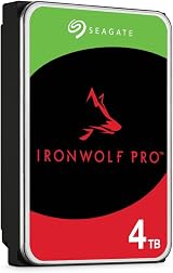 Seagate IronWolf Pro 4TB NAS Internal HDD 3.5 SATA 7200RPM 128MB Cache RAID view 2