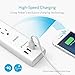 Anker PowerPort Power Strip, 12 Outlets & 3 USB Ports, Surge Protector with 6ft Cord, and PowerIQ for Samsung Galaxy S7 Edge/Note, iPhone Xs/XS Max/XR/X/8/7/6/Plus, Tablets, and More