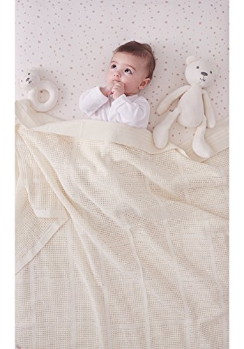 cot bed cellular blanket