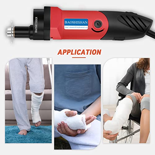 BAOSHISHAN Electric Cast Cutter Plaster Saw Cast Saw for Plaster Bandage with 3 Saw Blades 110V