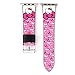 Lovely Style Watch Band Strap Cute Dressy Leather Wristband Bracelet Compatible with 40mm 38mm Apple Watch Series 4/3/2/1 (Pink/White)