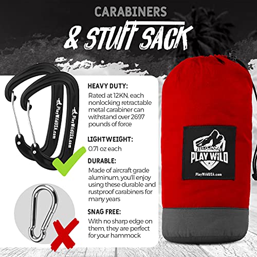Camping-Hammock-for-Travel-Hiking-Backpacking-or-Backyard-Single-Outdoor-Hammock-Portable-Lightweight-Yet-Heavy-Duty-Parachute-Fabric-Tree-Hanging-Straps-Included-Easy-Setup-and-Foldable
