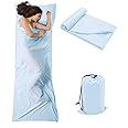 OTDEST Travel and Camping Sheet Sleeping Bag Liner - Lightweight Compact and Portable Adult Sleeping Bag - Ideal for Traveling,Hostels and Camping