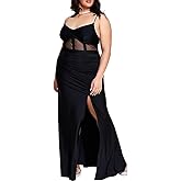 Emerald Sundae Womens Mesh Midriff Corset Dress