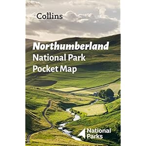 Northumberland National Park Pocket Map: The Perfect Guide to Explore This Area of Outstanding Natural Beauty Landkaart – Gevouwen Kaart, 3 februari 2022
