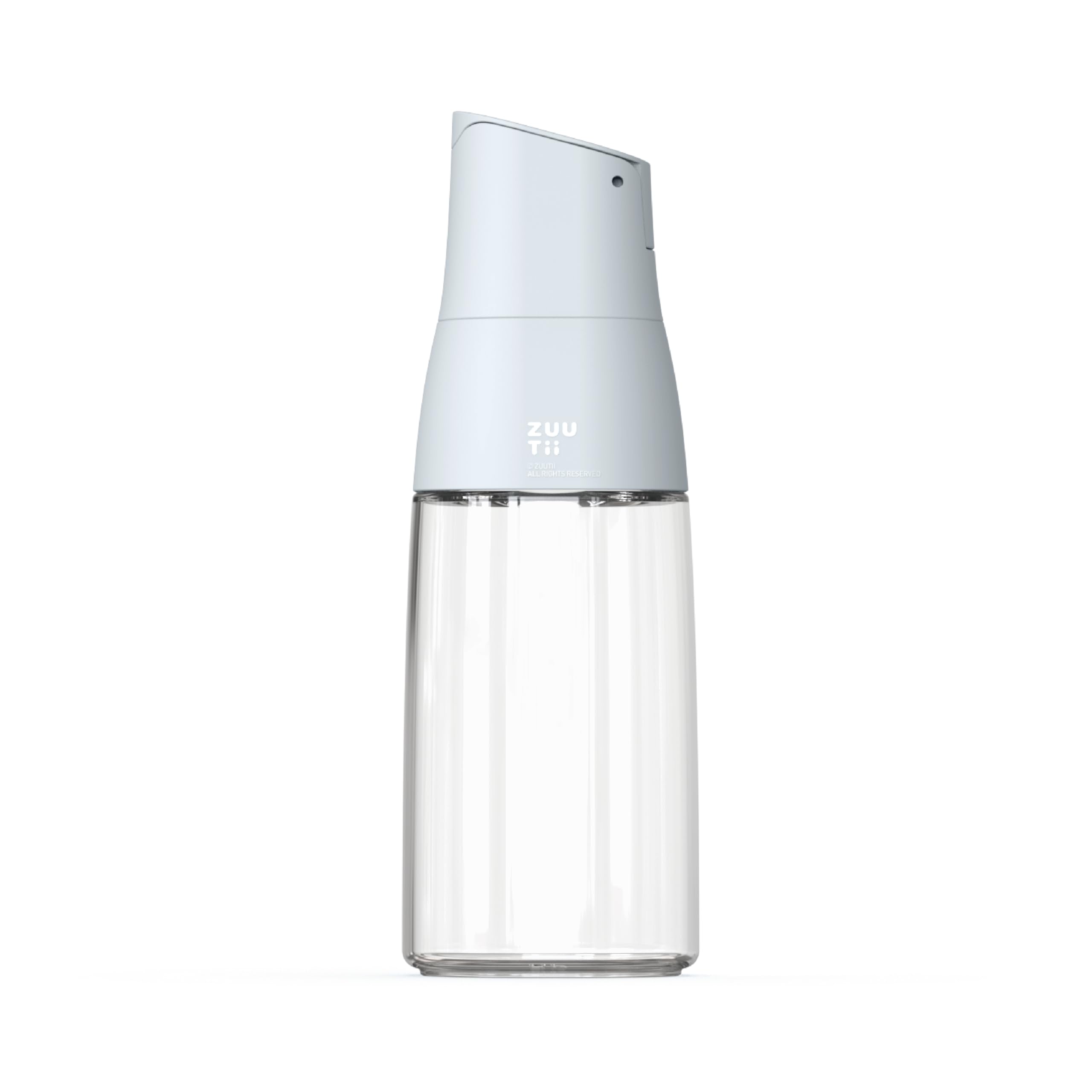 Photo 1 of Zuutii Olive Oil Dispenser Bottle - Drip Free Spout Glass Container for Kitchen, Cooking, Vinegar, Soy Sauce - Light Blue