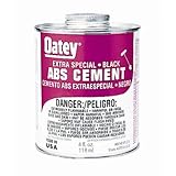 Oatey, Black, 30916 ABS Extra Special Cement, 4-Ounce, 4 oz