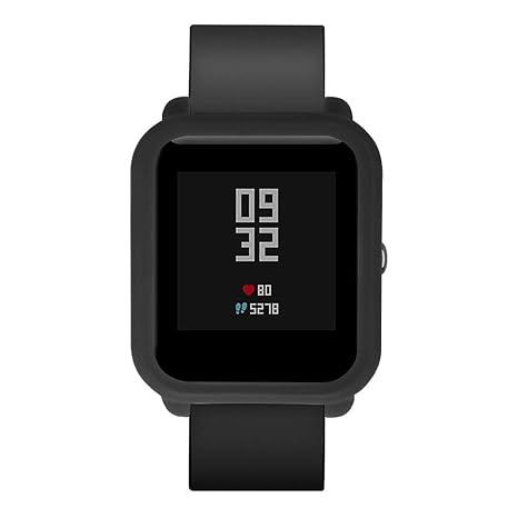 Smart Watch TPU-Schutzhülle aus Silikon für Displayschutzfolie [Anti-Kratzen] [Bubble-frei][Fingerabdruck-frei] Folie
