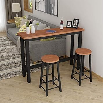 YNN Tisch Bar Tisch Haushalt einfach modern gegen die Wand Couchtisch hohen Tisch Partition Tisch (Farbe : B, größe : 120 * 4
