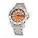 Seiko Men's SRP483 Seiko 5 Automatic Orange Dial Stainless Steel Bracelet Watch