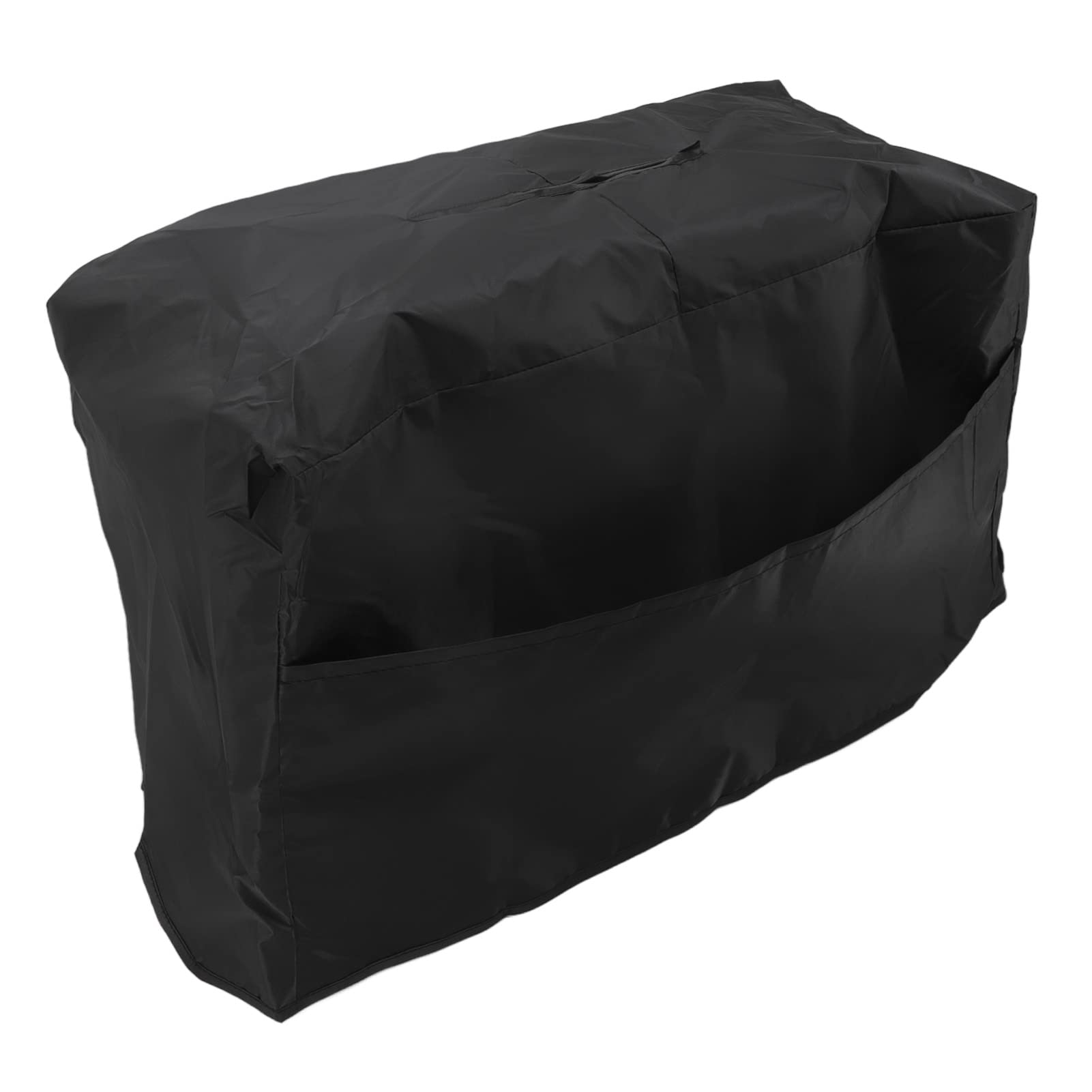 Welding Machine Canopy Waterproof 190T Silver Plated Polyester Taffeta Resistant Welder Dust Cover for Garden Balcony (Black)