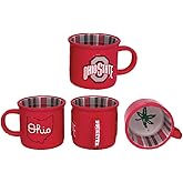 Ohio State Buckeyes XL Ceramic Relief (3D) Coffee Mug - Official Logo and Team Colors, 23 oz