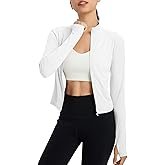 baleaf Women's UPF 50+ Sun Shirts Protection SPF Crop Jacket UV Protection Long Sleeve Full Zip Clothing Lightweight