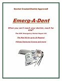 EDK Emerg-A-Dent Mini Repair Kit Dental Fillings/Crowns/Dentures There is No Other Like it!