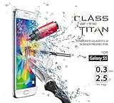 CaseguruÂ® Galaxy S5 Screen Protector World's Best Japanese PET 9H Glass Samsung Galaxy S5 Premium Tempered Glass Screen Protector (9H Hardness 0.33mm 2.5D) Ultra HD Clear Maximum Touchscreen Accuracy