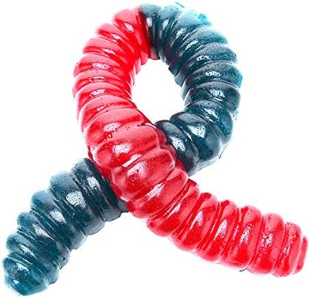 World's Largest Gummy Worm (Cherry/Blue Raspberry)