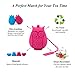 2 Pack Tea Infusers for Loose Tea - Ezeso Reusable Silicone Loose Leaf Tea Bags Strainer Filter for Herbal Tea