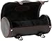 Diplomat 31-443 Black Leather Watch Travel Roll with Black Suede Interior Watch Case