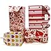 Gift Boutique Valentine’s Day Treat Boxes 48 Pack Cardboard Hearts Goody Bag Cookie Holder Classroom Crafts Supplies Party Favors 4 Designs Measures: 6.2 x 3.5 x 3.5 Inches