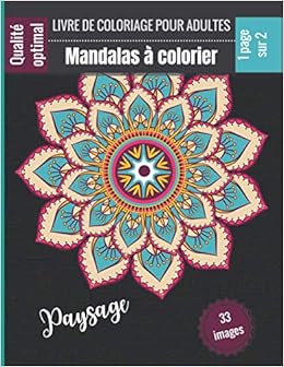 Amazon Com Livre De Coloriage Pour Adultes Mandalas A Colorier Paysage Magnifiques Mandalas Pour Les Passionnes Livre De Coloriage Adultes Et Enfants Pour Les Amateurs De Dessins French Edition 9798697337455