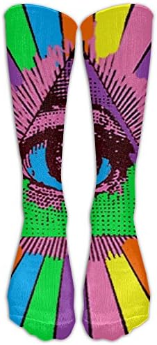 Unisex Unique Design Handmaids Tale Costume Hooded Cloak Cape Bonnet Crossover Socks 78% Cotton / 20% Nylon / 2% Spandex