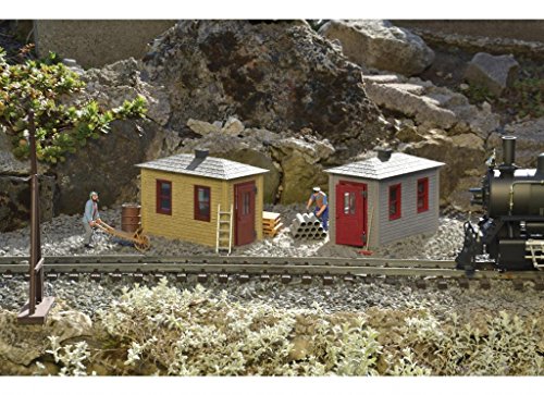 Piko 62718G Track Building Huts 2Piece-Rail Vehicle
