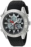Quiksilver Men's QS/1017BKSV THE FIFTY50 Digital Chronograph Black Silicone Strap Watch