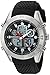 Quiksilver Men's QS/1017BKSV THE FIFTY50 Digital Chronograph Black Silicone Strap Watch