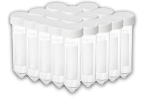CellPro™ Conical Centrifuge Tubes, Test Tubes with Leakproof Screw Caps, Polypropylene with Graduated and Write-on Spot, Non-Pyrogenic, DNAse/RNAse Free (50ml, Sterile Resealable Bags, 25/Pk)