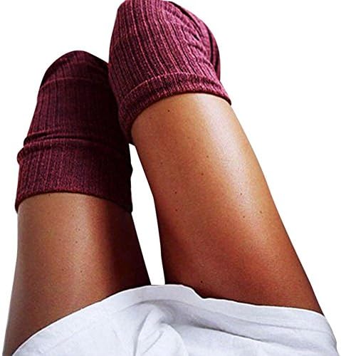 Women Girls Over The Knee Socks Leg Warmer Stockings Boot Thigh High Long Socks