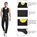 LYTOPTOP Men's Waist Trainer Sweat Sauna Vest, Neoprene Hot Body Shaper Tank Top for Weight Loss Compression Workout Shirt,Slimming Corset Shapewear Thermo Sauna Suits Accelerate Fat Burner Black